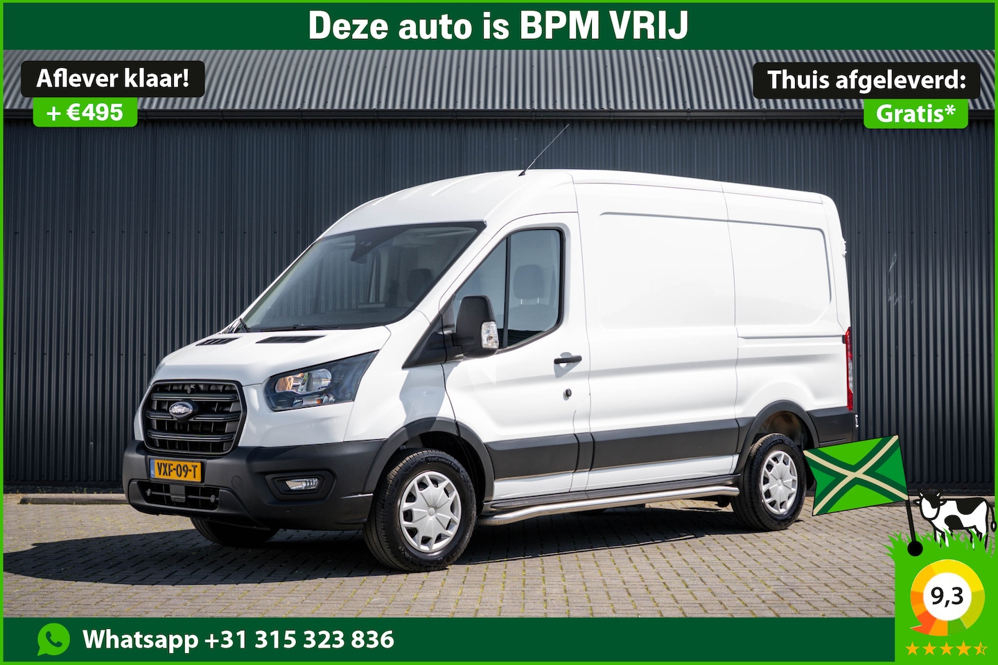 Ford Transit - 2.0 EcoBlue L2H2 | Automaat | Camera | Cruise | Airco | Trekhaak - AutoWereld.nl