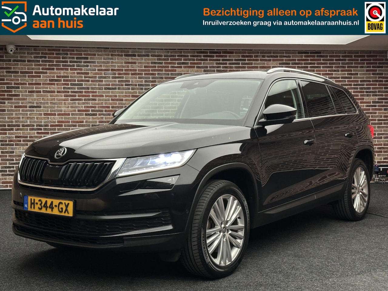 Skoda Kodiaq - 2.0 TSI 4x4 Sportline 7p. DAK CANTON LEDER TREKHAAK ELEKTR A.KLEP - AutoWereld.nl