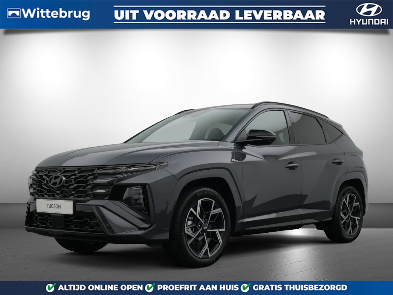 Hyundai Tucson - 1.6 T-GDI PHEV N Line Plug-In Hybride Automaat met Navigatie, Elektrische stoelverstelling - AutoWereld.nl