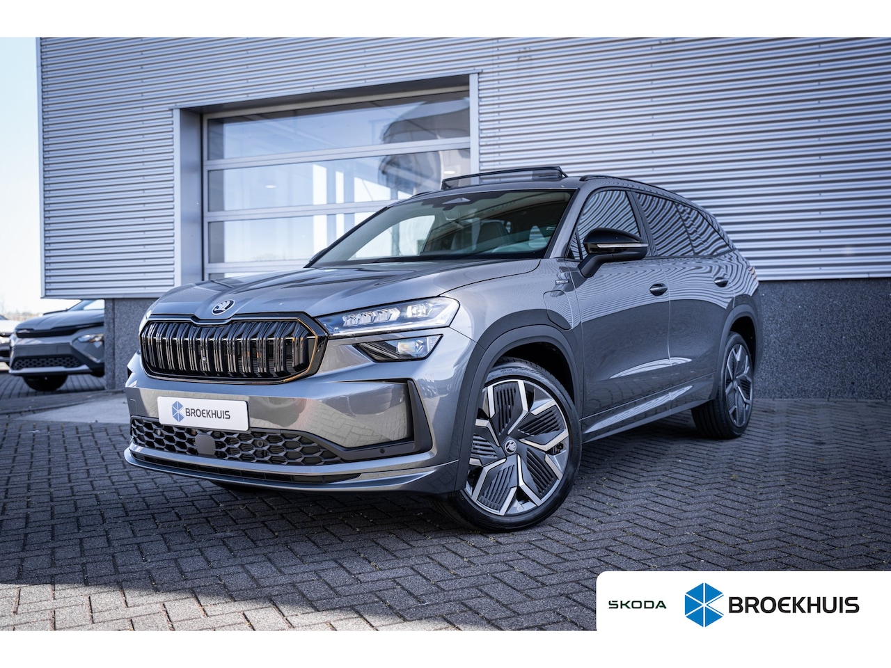 Skoda Kodiaq - 1.5 TSI PHEV Sportline Business | Achteruitrijcamera | Elektrisch glazen panorama-dak | Li - AutoWereld.nl