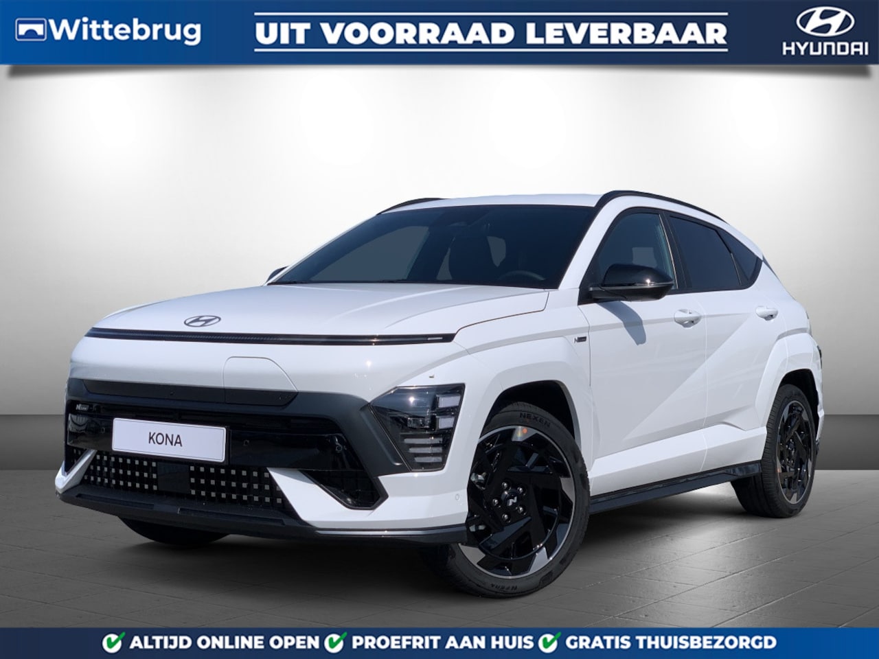 Hyundai Kona Electric - N Line Business 64.8 kWh Volledig Elektrish, Fiscaal aantrekkelijk, Navigatie en 360 grade - AutoWereld.nl