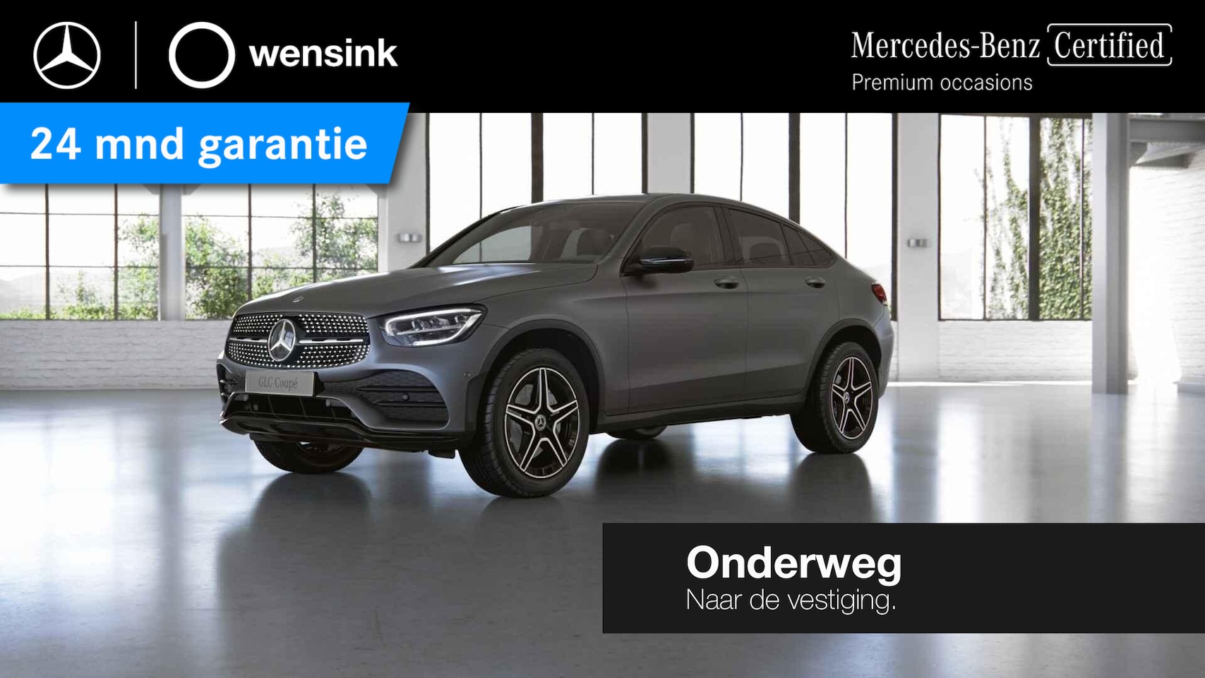 Mercedes-Benz GLC-klasse Coupé - 300e 4MATIC Business Solution AMG | Night | Trekhaak | Widescreen | 19" lichtmetalen velge - AutoWereld.nl