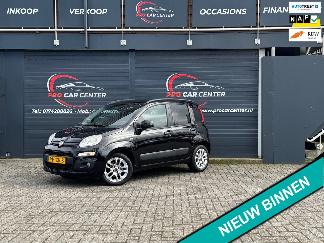 Fiat Panda - 0.9 TwinAir Lounge CLIMATE|CRUISE|EL.RAMEN|NAP|LMV|APK - AutoWereld.nl