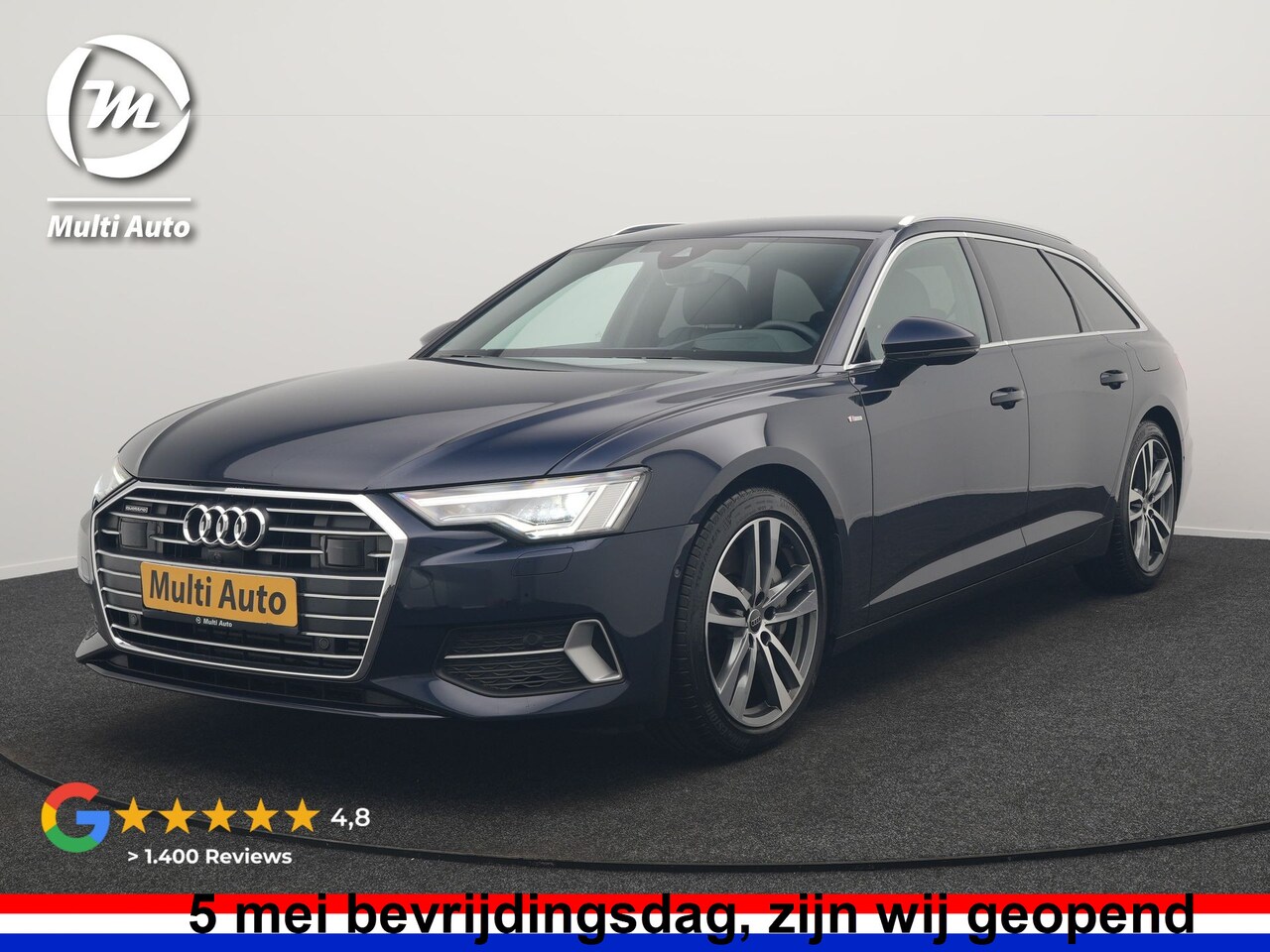 Audi A6 Avant - 50 TFSI e Quattro S Line PHEV 300pk Dealer O.H. | Trekhaak Af Fabriek | Adaptive Cruise | - AutoWereld.nl