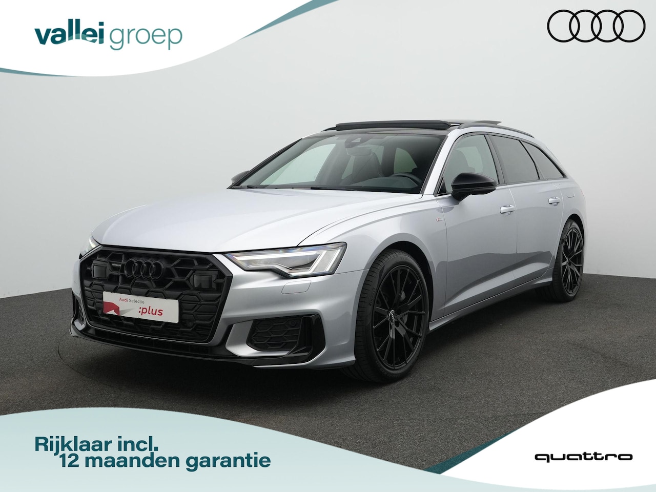 Audi A6 Avant - 50 TFSI e Quattro S edition Competition / S-L:ine | Panoramadak | Trekhaak | Valcona leder - AutoWereld.nl