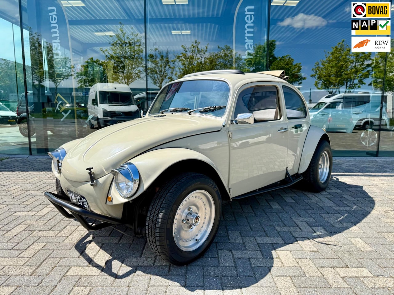 Volkswagen Kever Cabriolet - BAJA BUG 1968 DAK, CALIFORNIA, ELEK RAMEN, BOEKJES - AutoWereld.nl