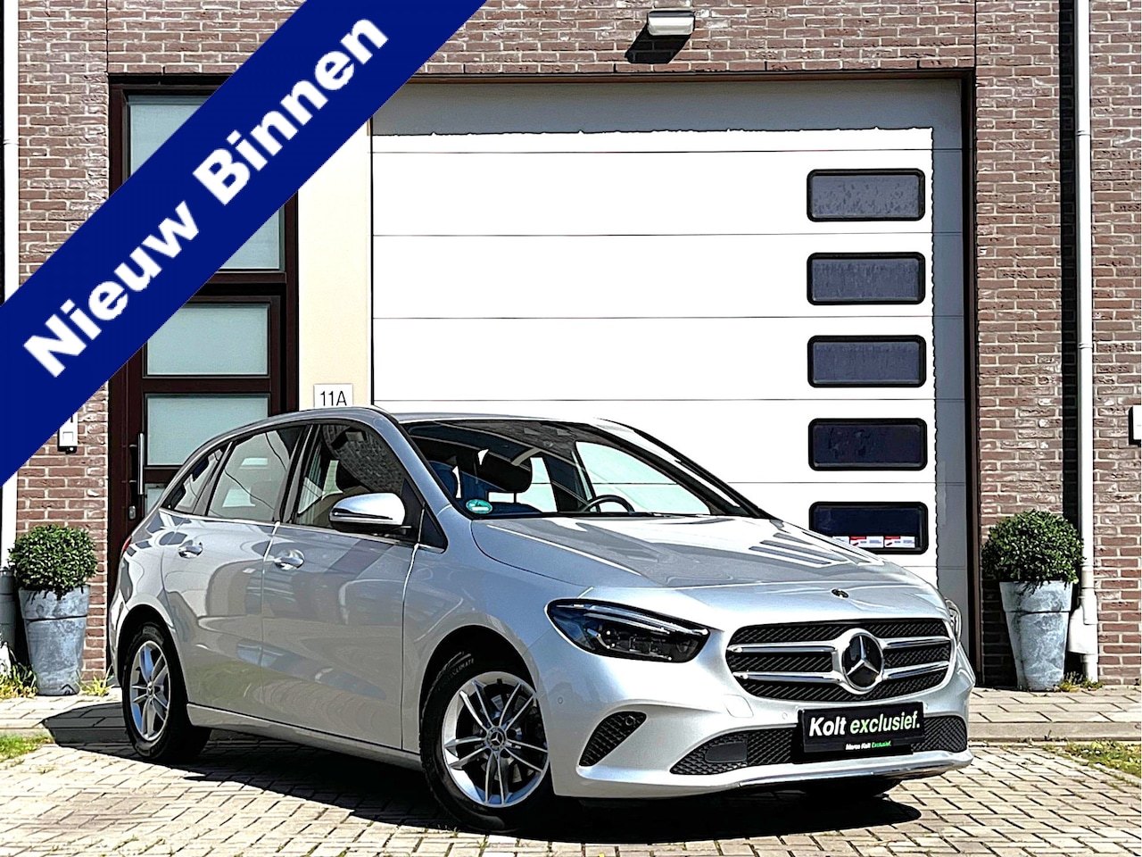 Mercedes-Benz B-klasse - 180 Business Sol Luxury Automaat | Uniek 44000KM! | Navigatie | Camera | Leder Sport Int | - AutoWereld.nl