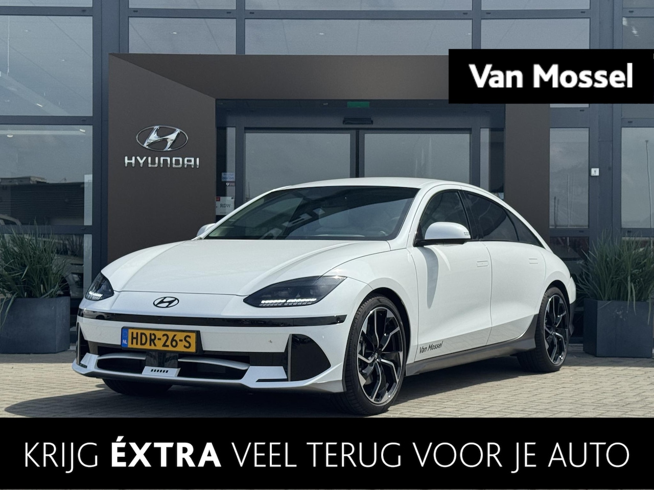 Hyundai IONIQ 6 - Lounge 77.4 kWh | Airco | Cruise Control | Navigatie | Lederen bekleding | lichtmetalen ve - AutoWereld.nl