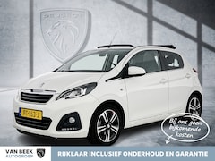 Peugeot 108 - 72 pk Active TOP Cabrio | Rijklaar | Lederen bekleding | Airco | Elektrische vouwdak |