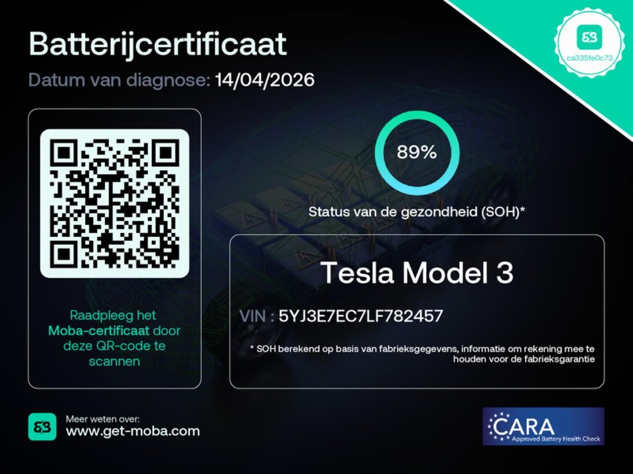 Tesla Model 3 - Performance AWD 486pk 75 kWh 89.9% SoH [ WIT LEDER+AUTOPILOT+530KM WLTP+PREMIUM AUDIO ] - AutoWereld.nl