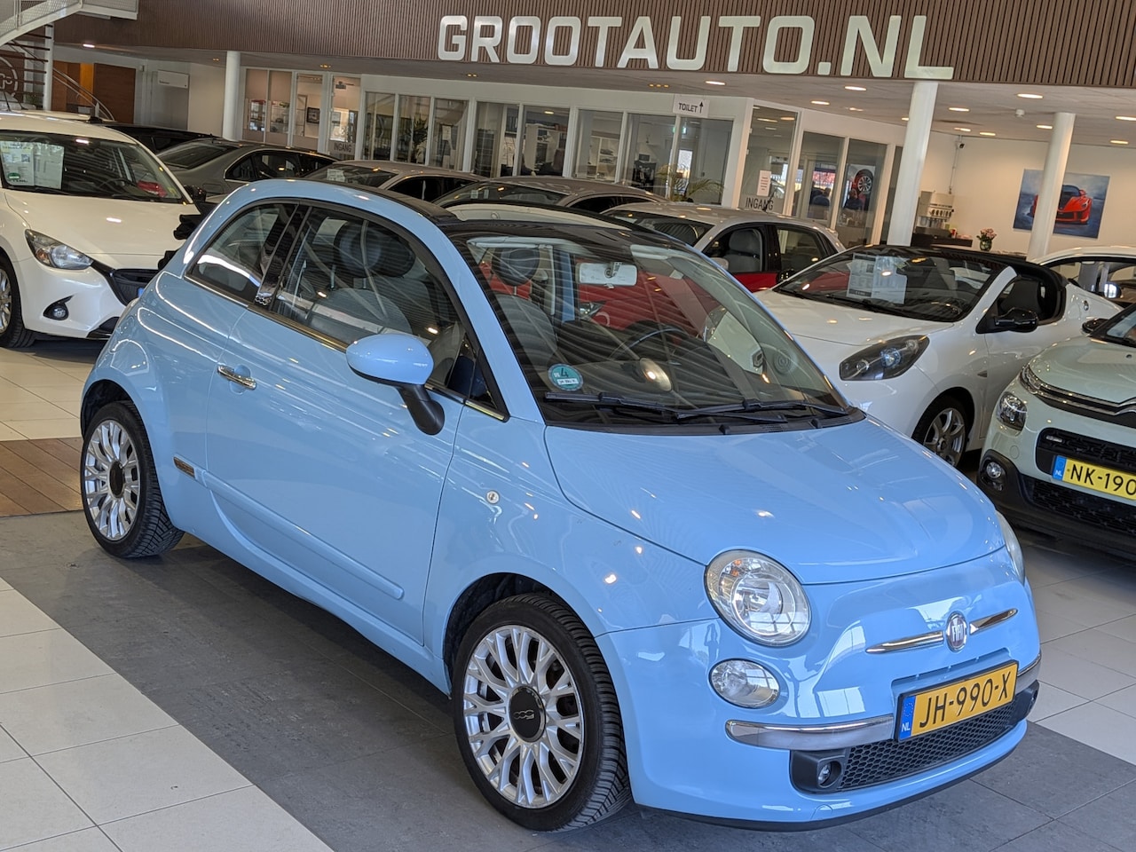 Fiat 500 C - 0.9 TwinAir Lounge Airco, Stuurbekrachtiging - AutoWereld.nl