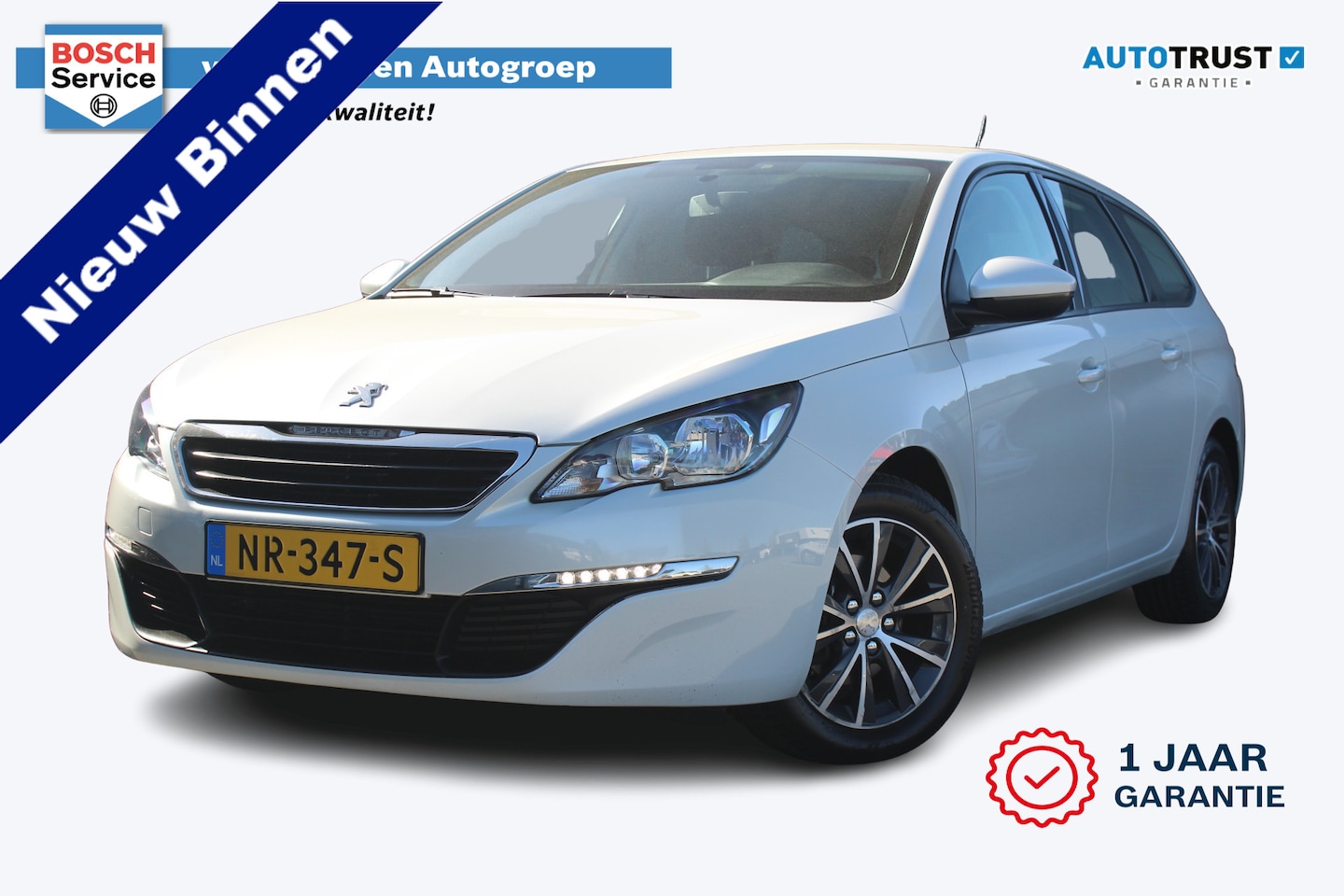 Peugeot 308 SW - 1.2 PureTech Blue Lease | Incl. 12 maanden garantie | Nieuwe distributie | Navigatie | Blu - AutoWereld.nl