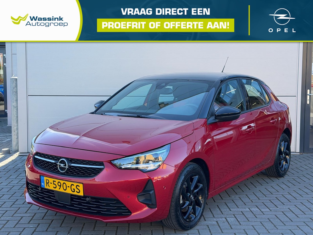 Opel Corsa - 1.2T 100pk GS-Line | Airconditioning | Navigatie via Apple / Android | Lm-velgen | Camera - AutoWereld.nl
