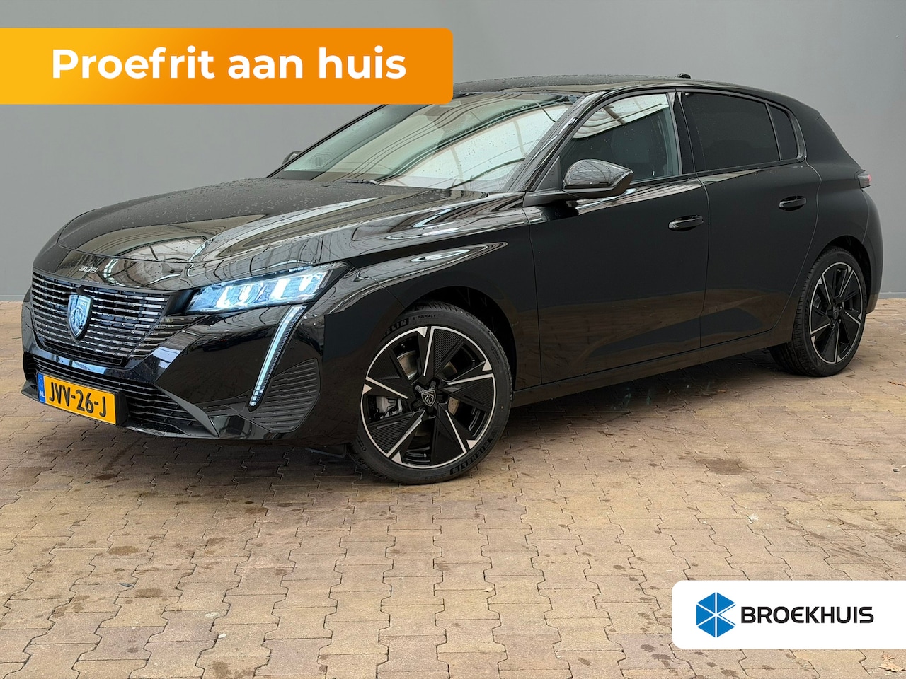 Peugeot E-308 - Allure EV 54 kWh Adaptieve Cruise | Camera | Leder/Stof | 17LMV | Navigatie | Stoelverwarm - AutoWereld.nl