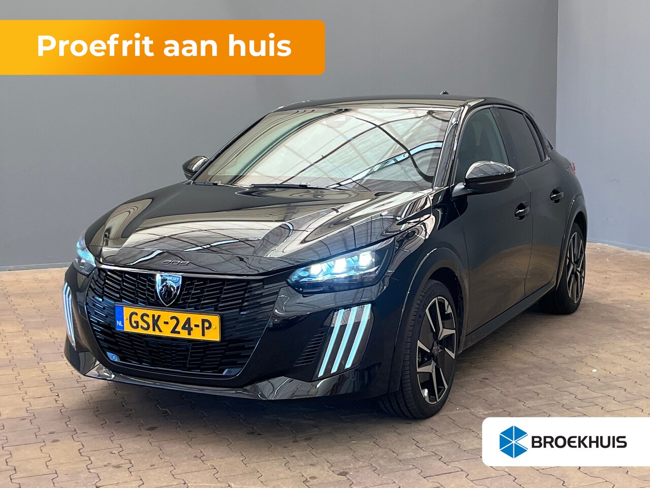 Peugeot 208 - Hybrid 100 e-DCS6 GT ADAPTIEF CRUISE / CAMERA / LEDER/STOF / CARPLAY / LED / 17'' LMV / BL - AutoWereld.nl