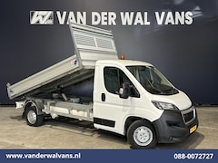 Peugeot Boxer - 2.2 BlueHDi 140pk Kipper Open Laadbak Euro6 Bijrijdersbank Bluetooth telefoonvoorbereiding