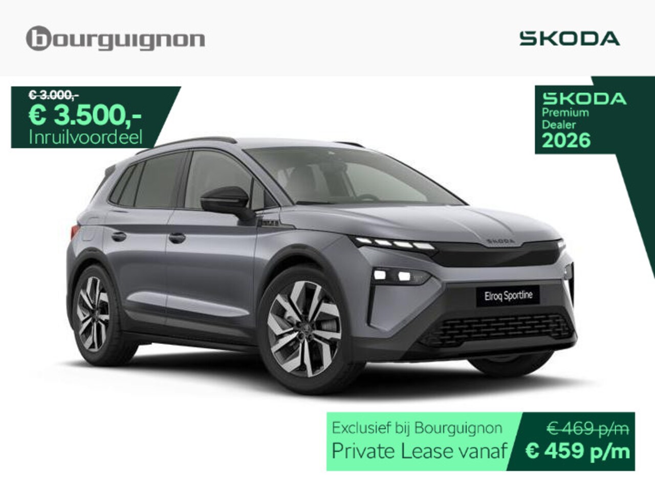 Skoda Elroq - Sportline 85 | 286 PK | Trekhaak | Stoelverwarming | Keyless | Adaptive cruise control - AutoWereld.nl