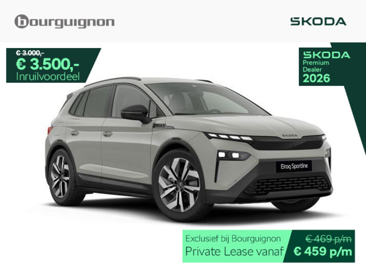 Skoda Elroq - Sportline 85 | 286 PK | Trekhaak | 360 camera | Head-up display | Canton audio - AutoWereld.nl