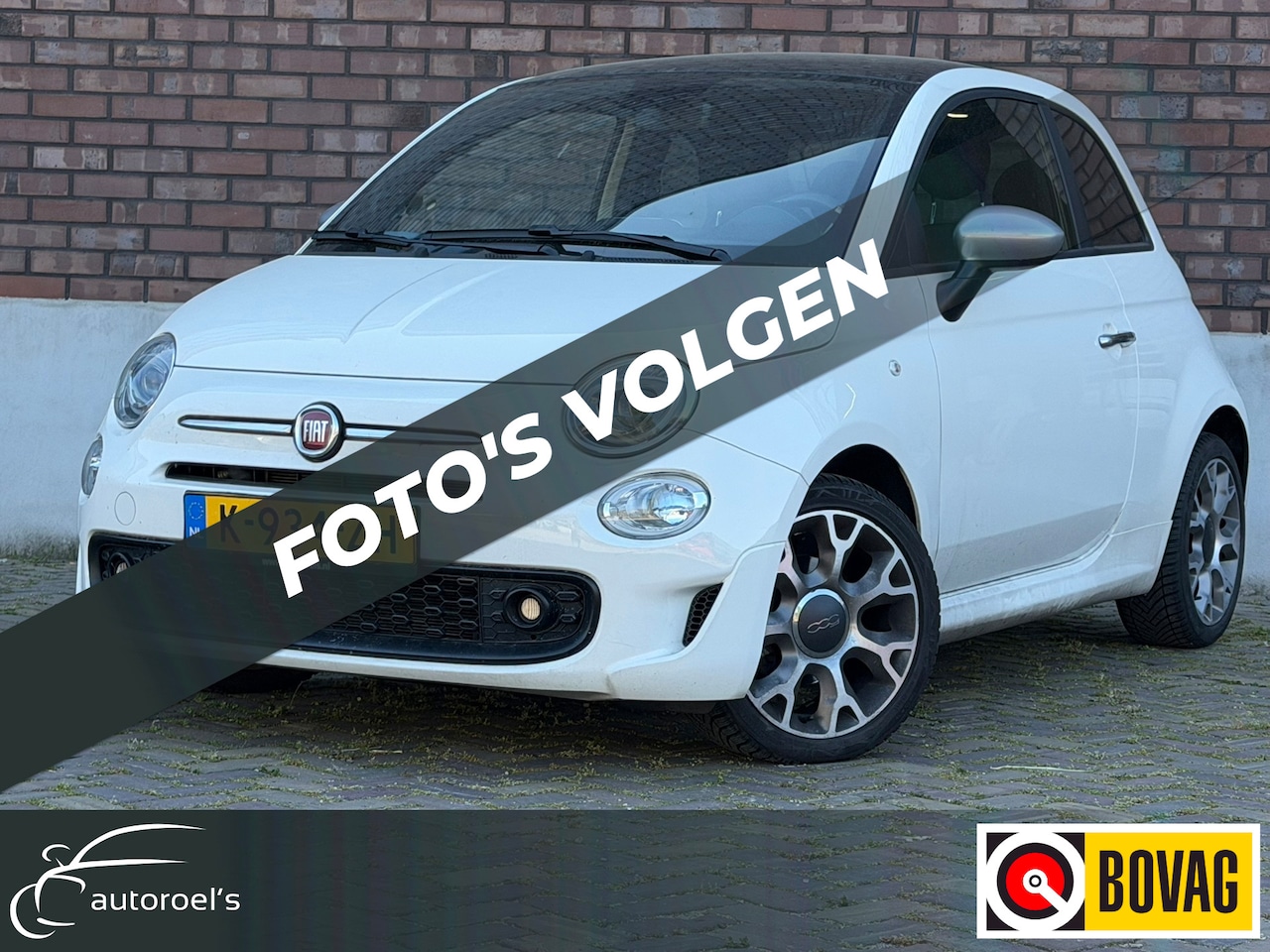 Fiat 500 - 1.0 Hybrid Rockstar / Panoramadak / Clima / Navi-Apple CarPlay-Android / 1e Eigenaar / Fia - AutoWereld.nl