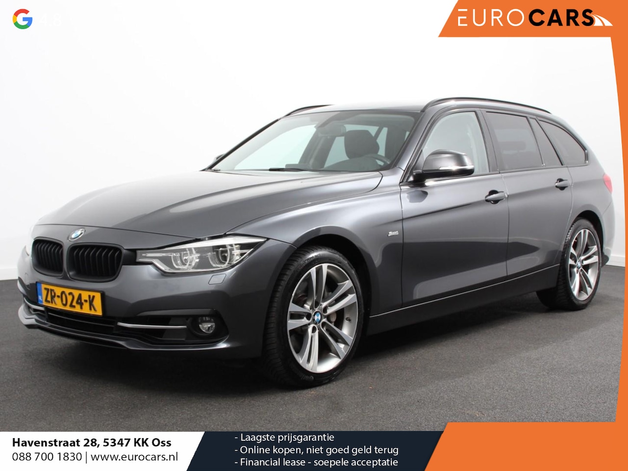BMW 3-serie Touring - 340i 326 pk Automaat Sport-Line | Navigatie | Climate Control | Cruise Control | Led | Ele - AutoWereld.nl