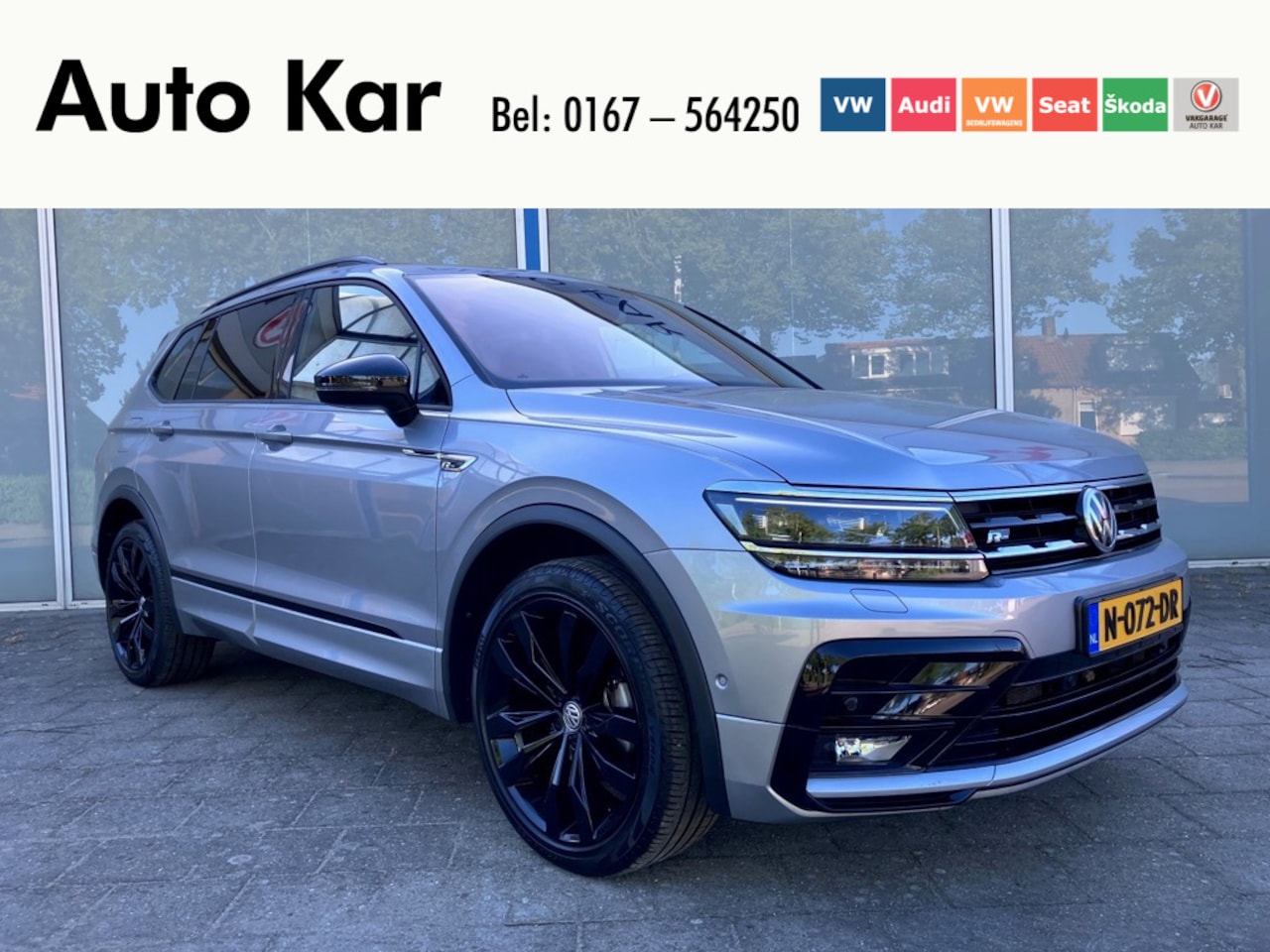Volkswagen Tiguan Allspace - 1.5 TSI DSG R-Line Business Plus 7 persoons Panoramadak wegklapbare trekhaak - AutoWereld.nl