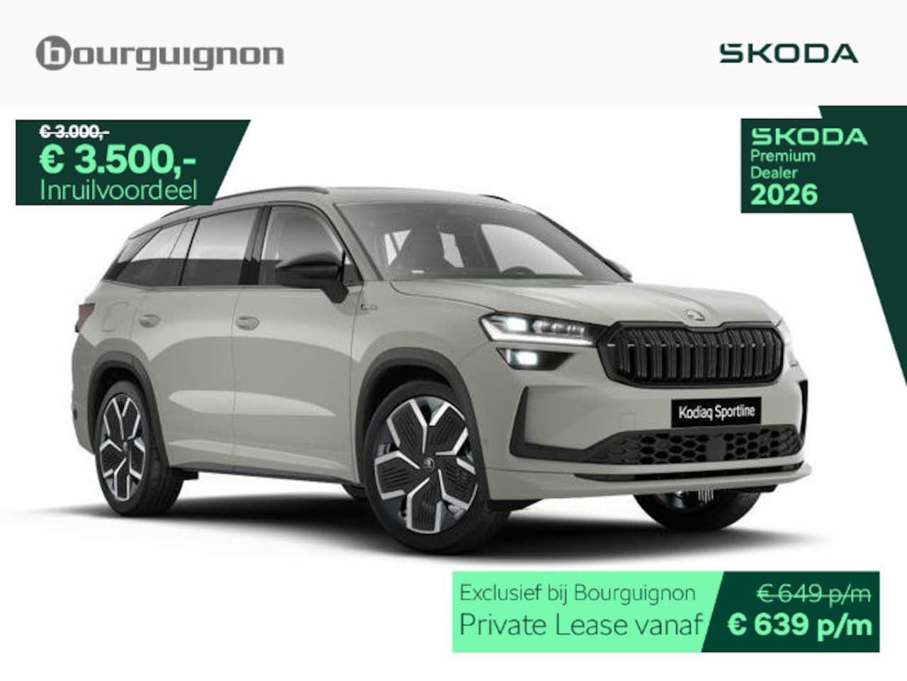 Skoda Kodiaq - Sportline Business 1.5 TSI PHEV 204 PK | Panoramadak | Head-up display | Trekhaak | 360 ca - AutoWereld.nl