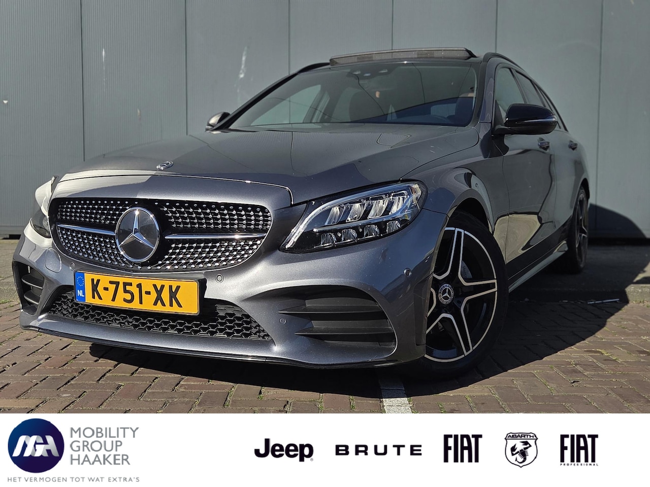 Mercedes-Benz C-klasse Estate - 180 Business Solution AMG | Apple-Android | Schuif-kanteldak | Achteruitrij camera - AutoWereld.nl