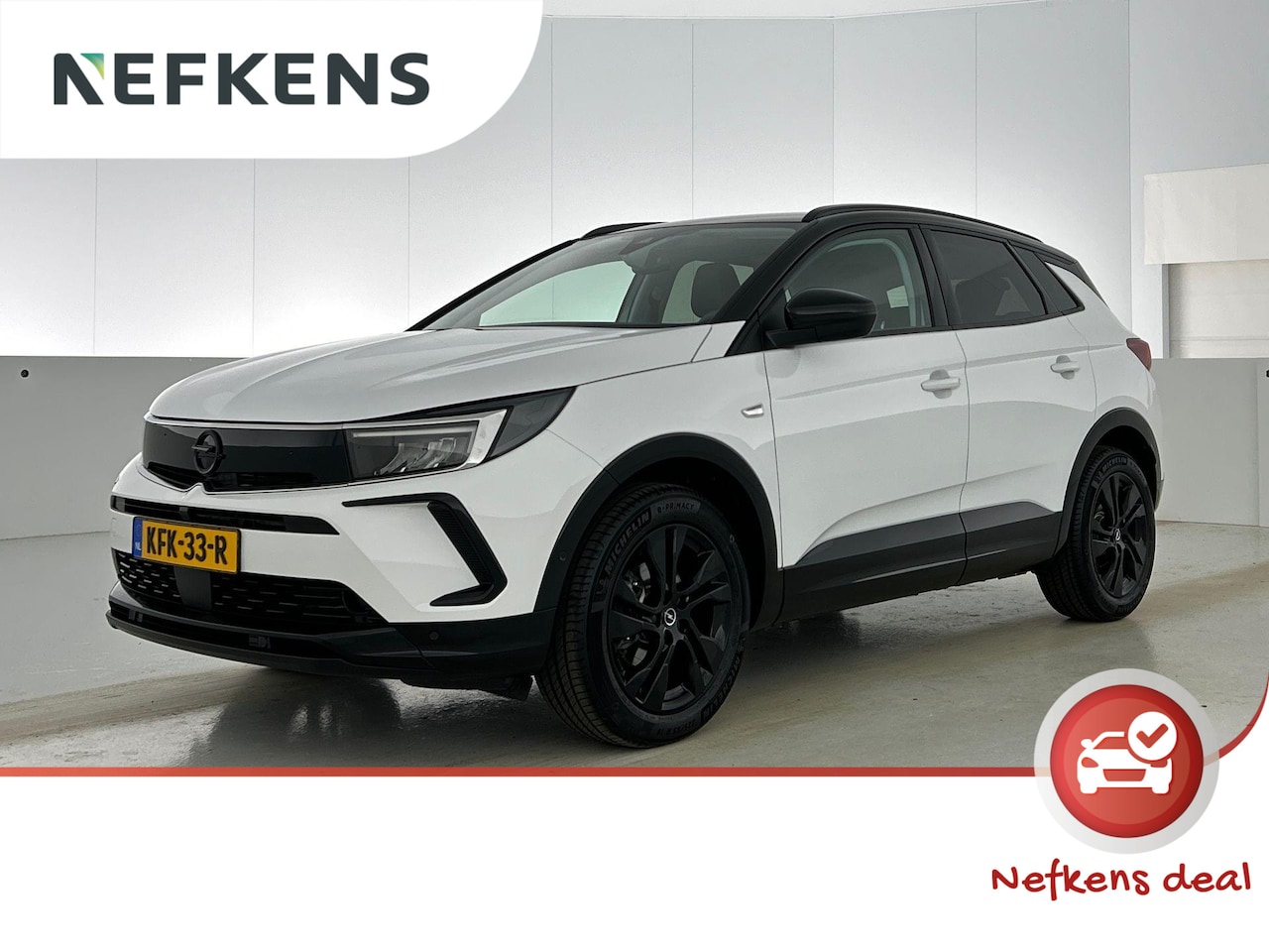 Opel Grandland - 1.2 Turbo GS Line AUTOMAAT | AppleCarplay/AndroidAuto | Camera | Stuur/Stoelverwarming | A - AutoWereld.nl