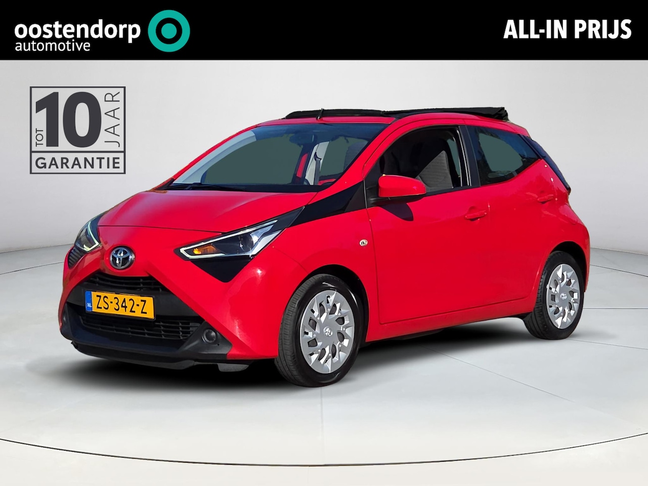 Toyota Aygo - 1.0 VVT-i x-play Cabrio | Airco | Parkeercamera | Rijklaar incl. garantie | - AutoWereld.nl