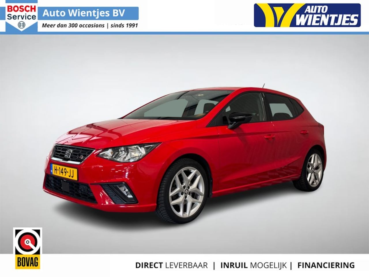 SEAT Ibiza - 1.0 TSI DSG | FR Business 5-Drs | Airco-Ecc | Carplay | Camera - AutoWereld.nl