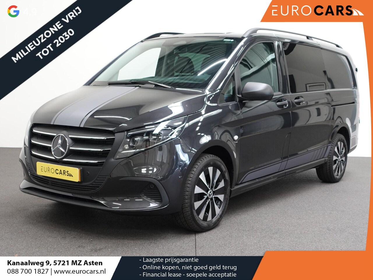 Mercedes-Benz Vito - 114 CDI L2 Select Dubbele Cabine Automaat Airco Navi Lang Dubbele Cabine - AutoWereld.nl