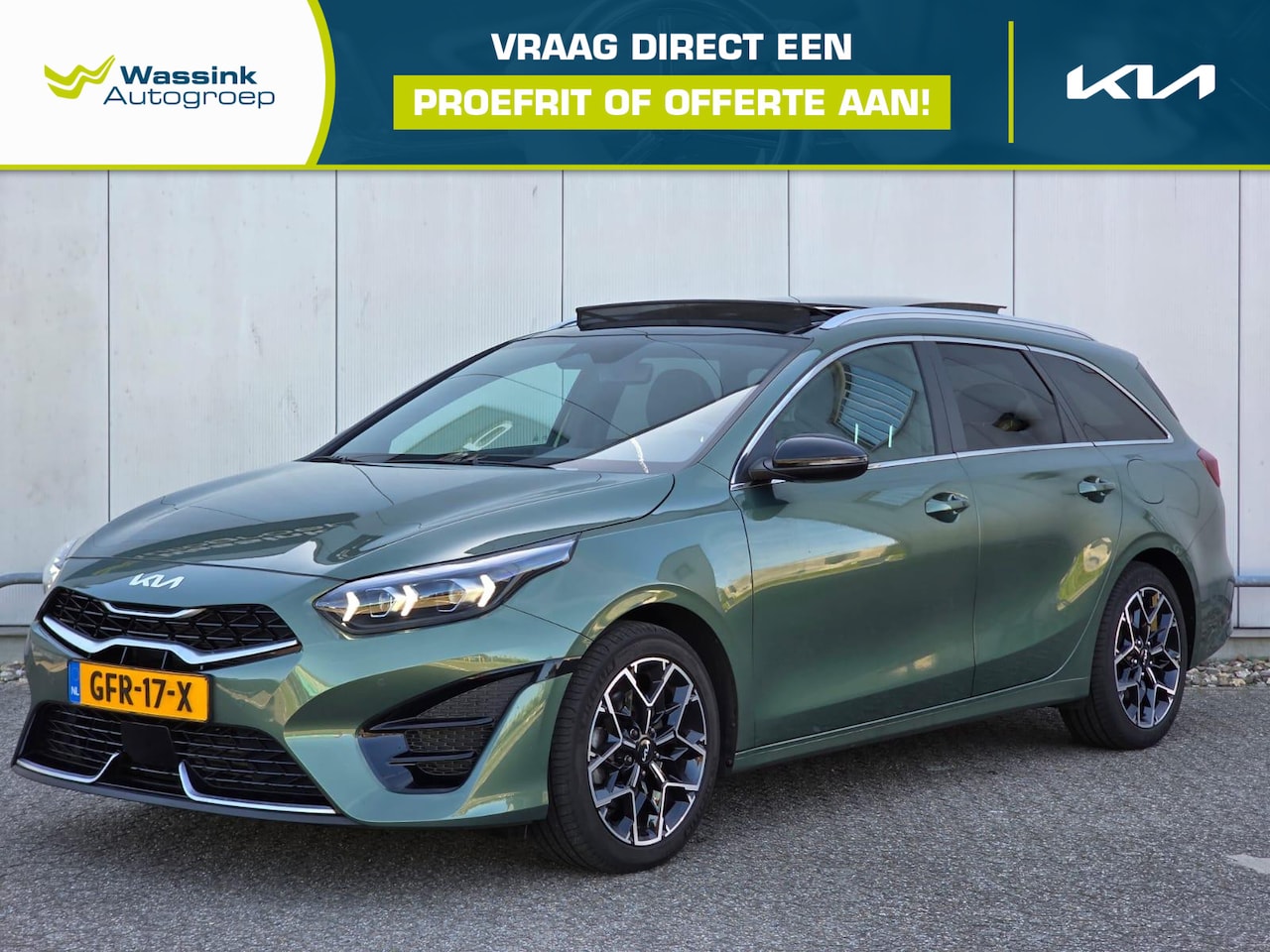 Kia Cee'd Sportswagon - Ceed 1.5 T-GDi GT-Line Schuifdak | Stoel en Stuur verwarming | Navigatie | Parkeercamera - AutoWereld.nl