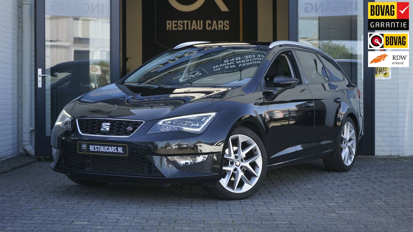 SEAT Leon ST - 1.4 TSI FR CLIMA-CRUISE-FULL LED-NAVIGATIE-MODE-STOELVERWARMING-TREKHAAK - AutoWereld.nl