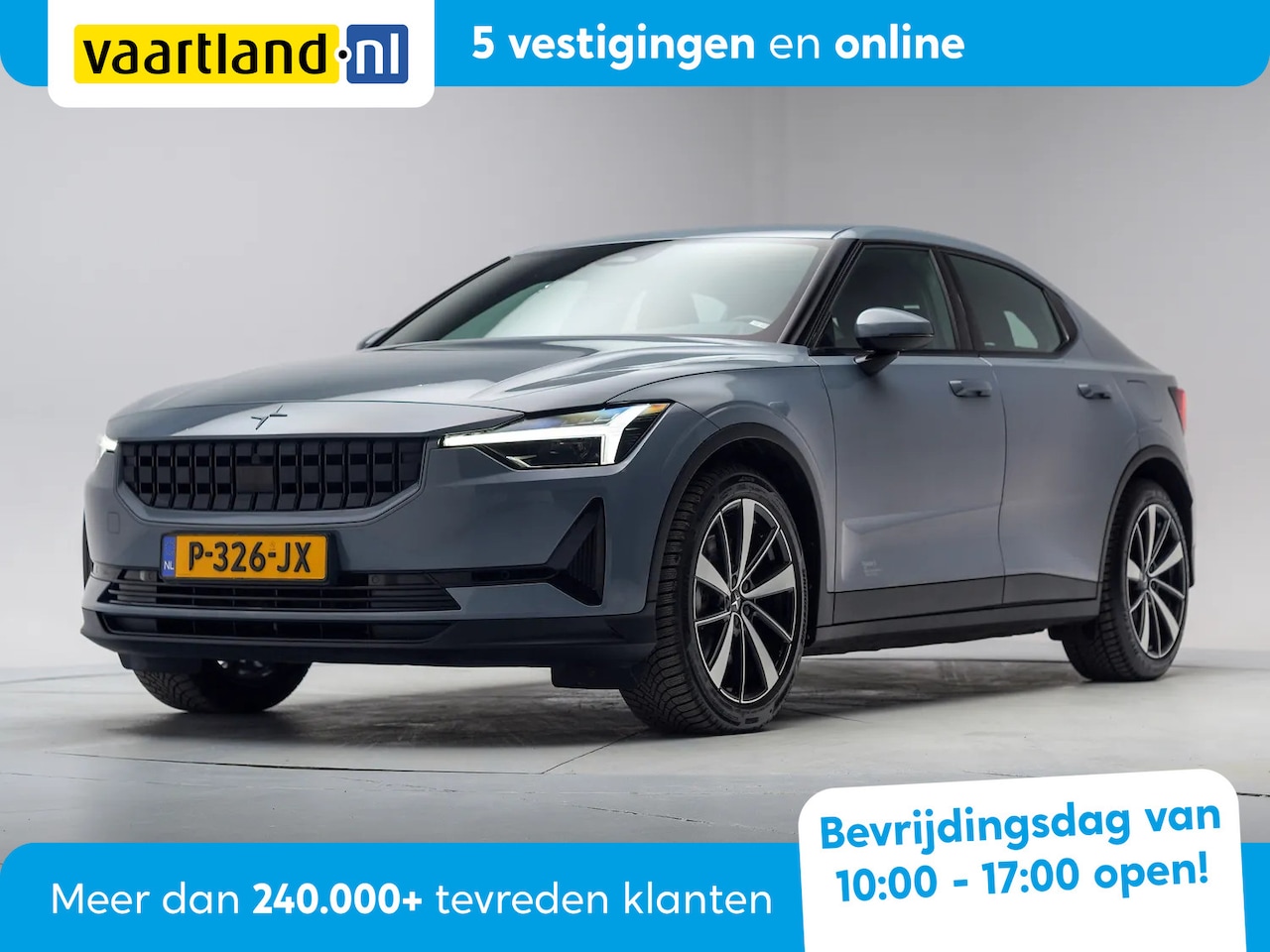 Polestar 2 - Long Range Single Motor 78 kWh 3-fase [ LED Trekhaak Camera Navi ] - AutoWereld.nl
