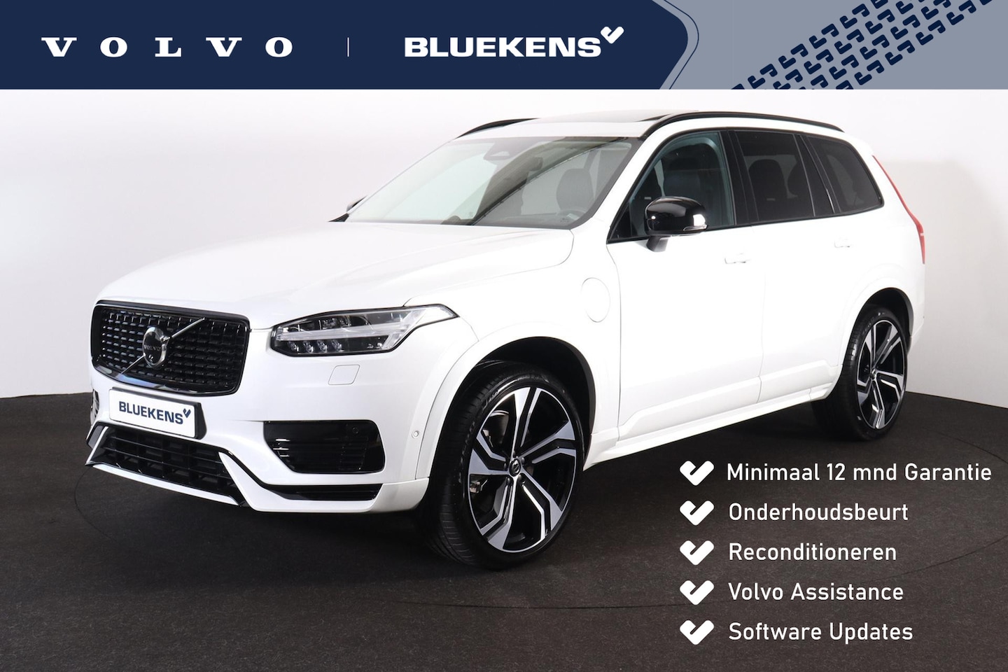 Volvo XC90 - T8 Recharge AWD Ultimate Dark - Panorama/schuifdak - IntelliSafe Assist & Surround - 360º - AutoWereld.nl