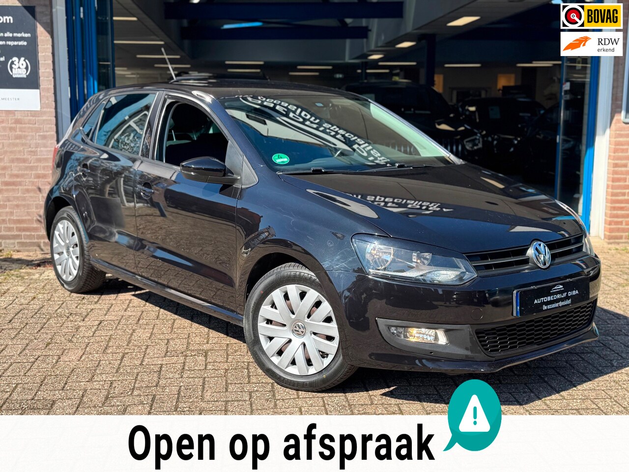 Volkswagen Polo - 1.2 Easyline 2010 5drs ZWART AIRCO APK NAP! - AutoWereld.nl