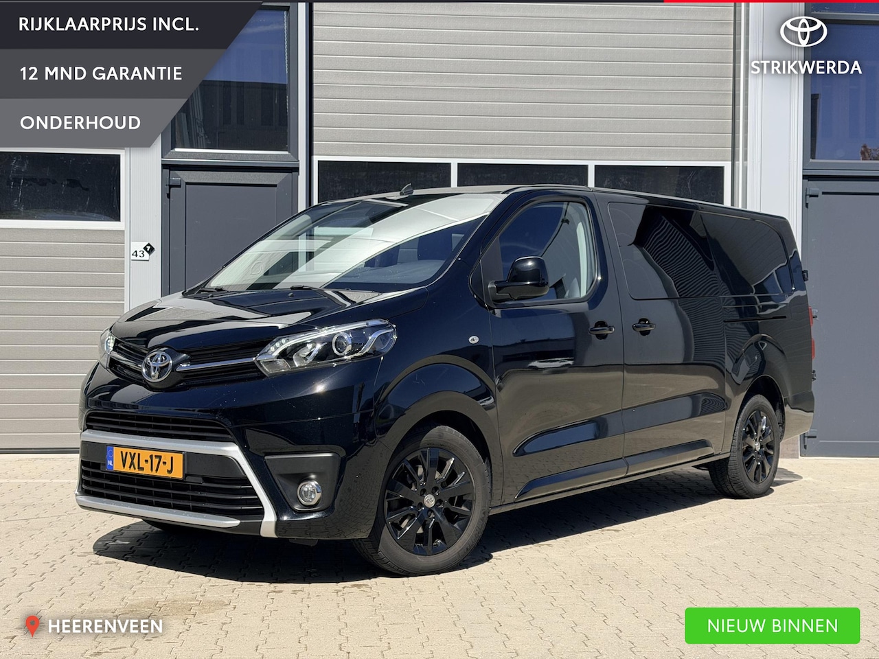 Toyota PROACE Long Worker - 2.0 D-4D 177pk Autom. Black Line Dubbele Cabine L2 - AutoWereld.nl