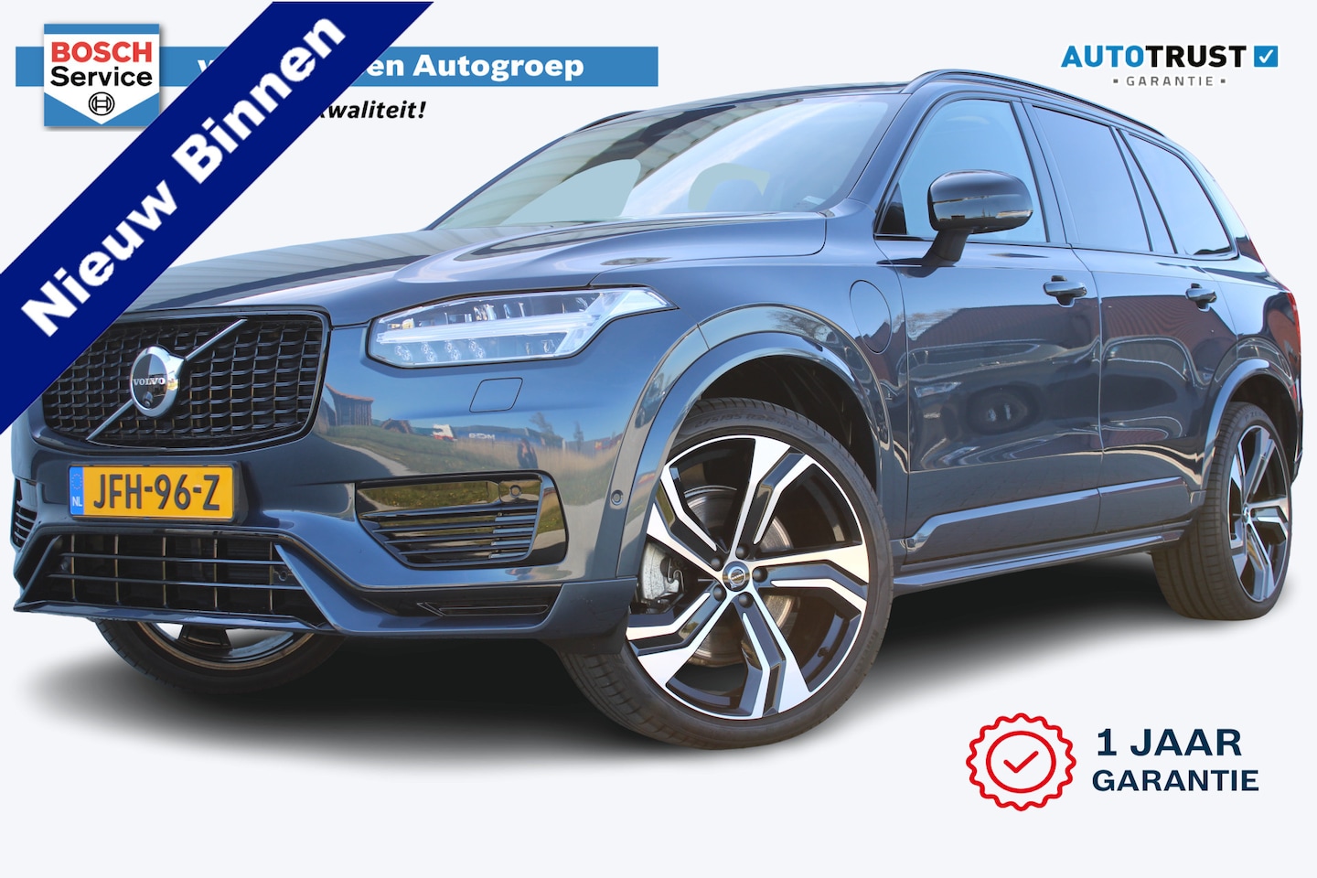 Volvo XC90 - 2.0 T8 Recharge AWD Ultra Dark | Incl. 12 maanden garantie | 7 persoons |  Panorama dak | - AutoWereld.nl
