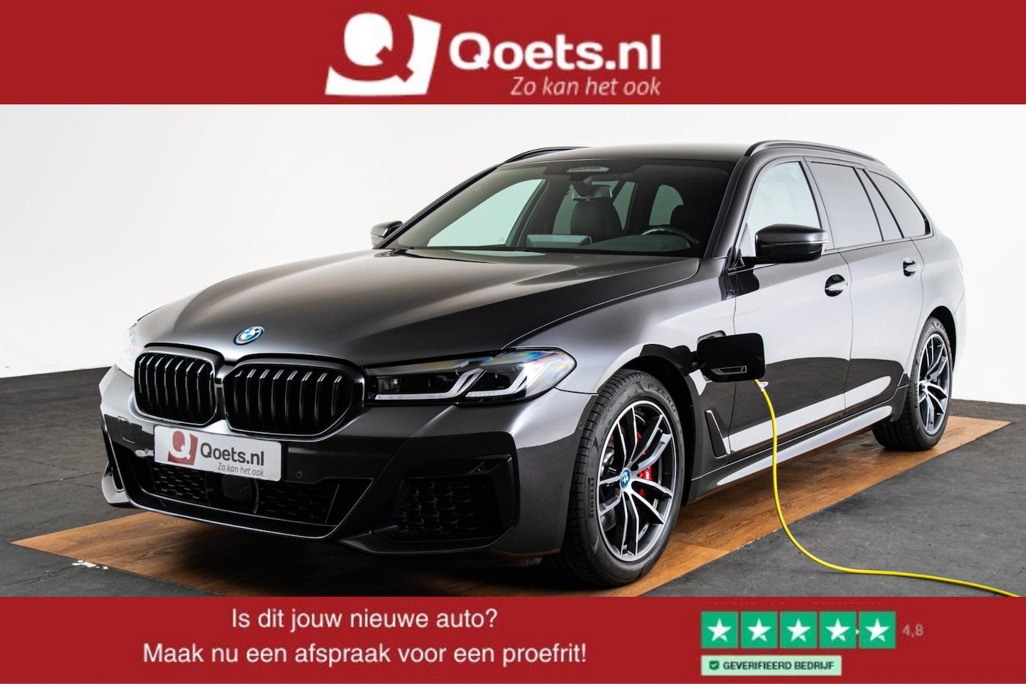 BMW 5-serie Touring - 530e M Sport - Active Cruise Control - Parking/Driving Assistant - Sportstoelen - Elektris - AutoWereld.nl