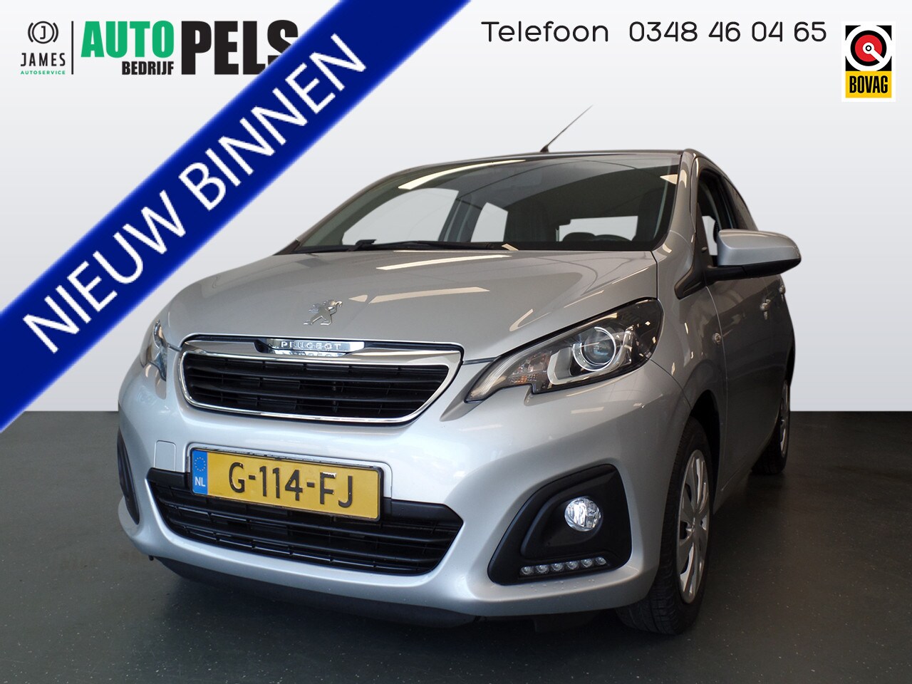 Peugeot 108 - 1.0 e-VTi Active 1.0 e-VTi Active 5drs, Airco, Elek ramen, Centrale vergrendeling op sleutel, Led verlichti - AutoWereld.nl
