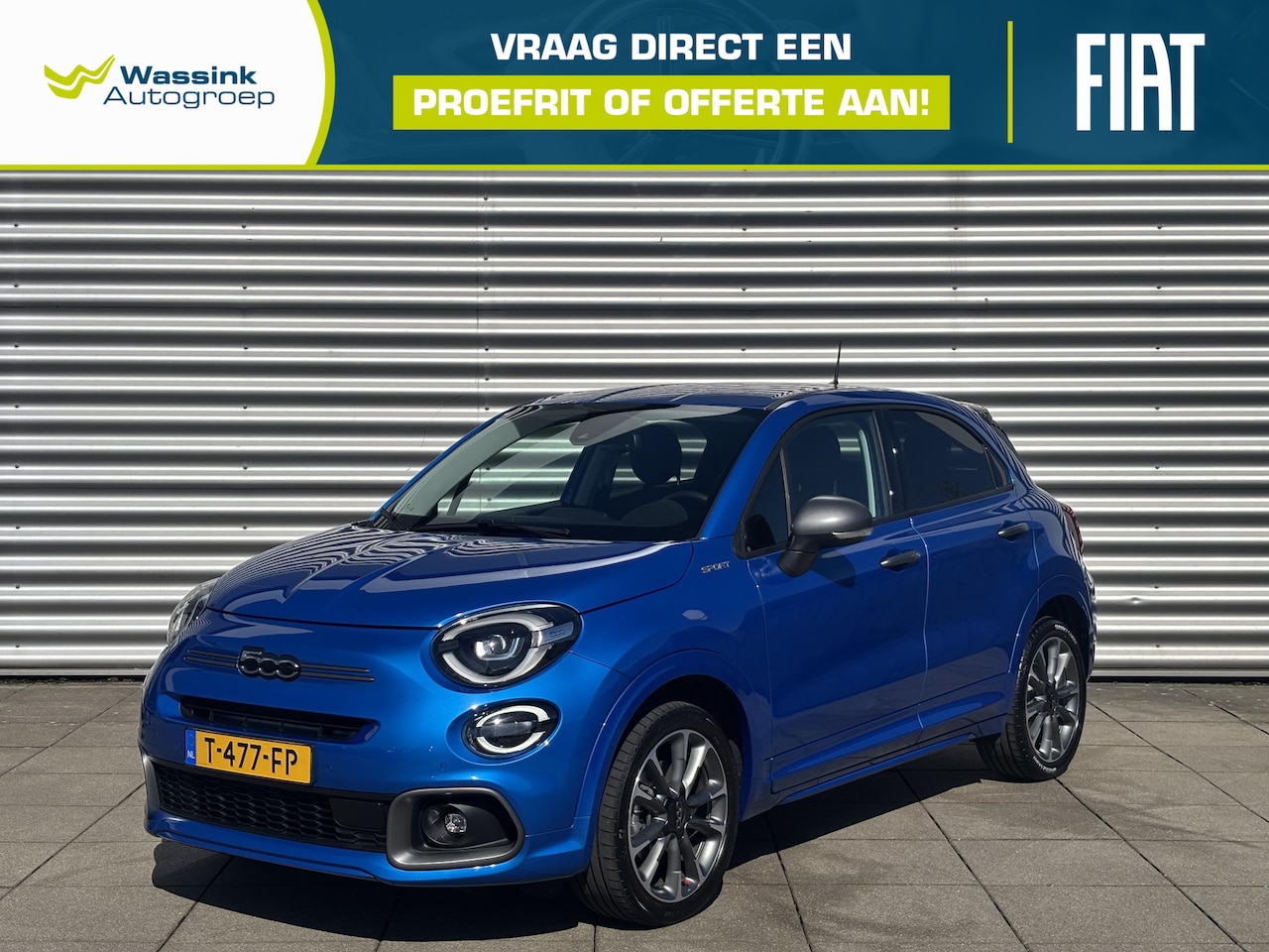 Fiat 500 X - 1.5 Hybrid Sport | Achteruitrijcamera | Navigatie | Cruise Control | Lage KM Stand - AutoWereld.nl