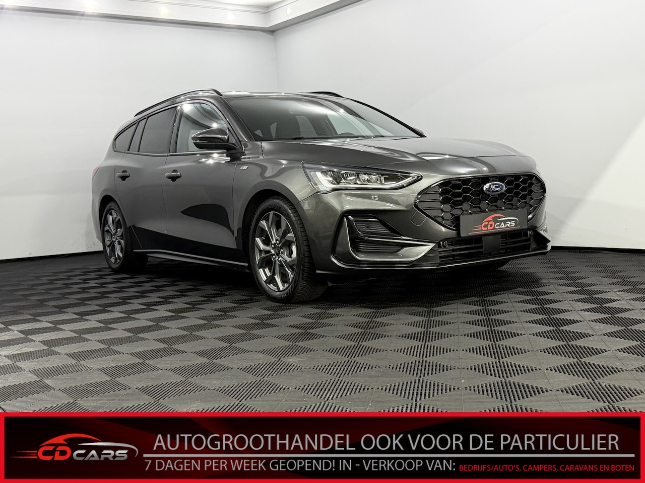 Ford Focus - 1.0 EcoBoost Hybrid ST Line 155PK Camera, Navi, Keyless start, Cruise control, Rijstrook c - AutoWereld.nl