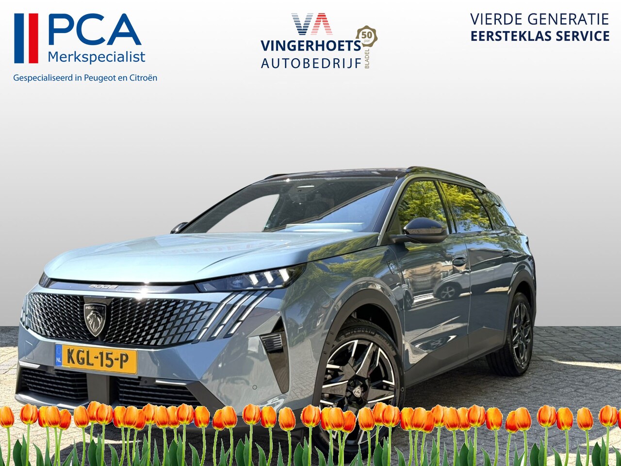Peugeot 5008 - Benzine + Hybride 145 * Automaat * GT * Navigatie * Keyless Start * L.M. Velgen * Achterui - AutoWereld.nl