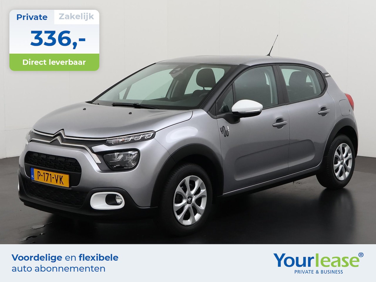 Citroën C3 - 1.2 PureTech You | All-in 336,- Private Lease | Direct uit voorraad - AutoWereld.nl