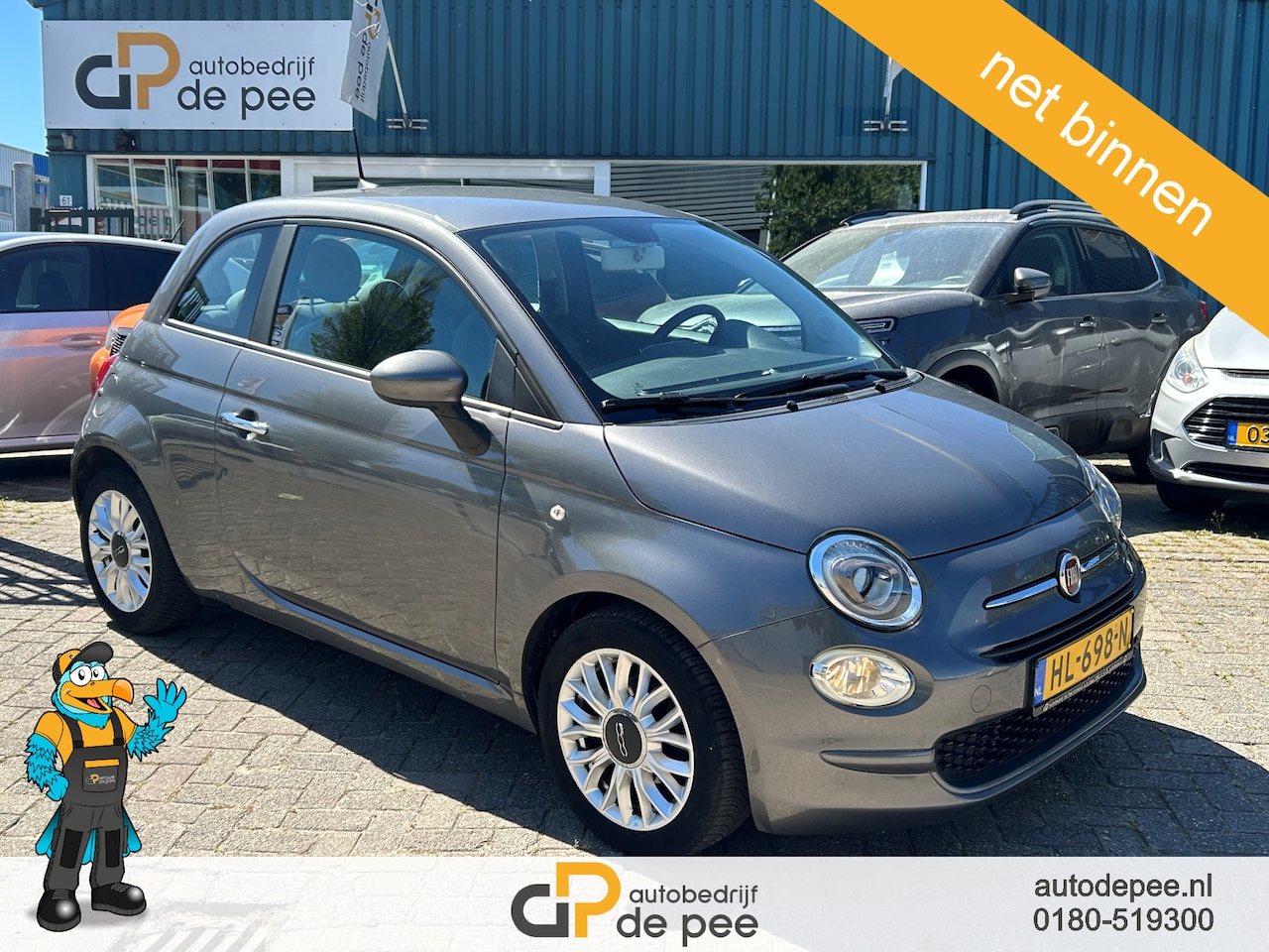 Fiat 500 - 0.9 TwinAir Turbo Popstar GARANTIE/AUTOMAAT/AIRCO/NAVI/BLUETOOTH/LICHTMETAAL rijklaarprijs - AutoWereld.nl