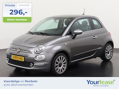 Fiat 500 - 1.2 Lounge | All-in 296, - Private Lease | Direct uit voorraad