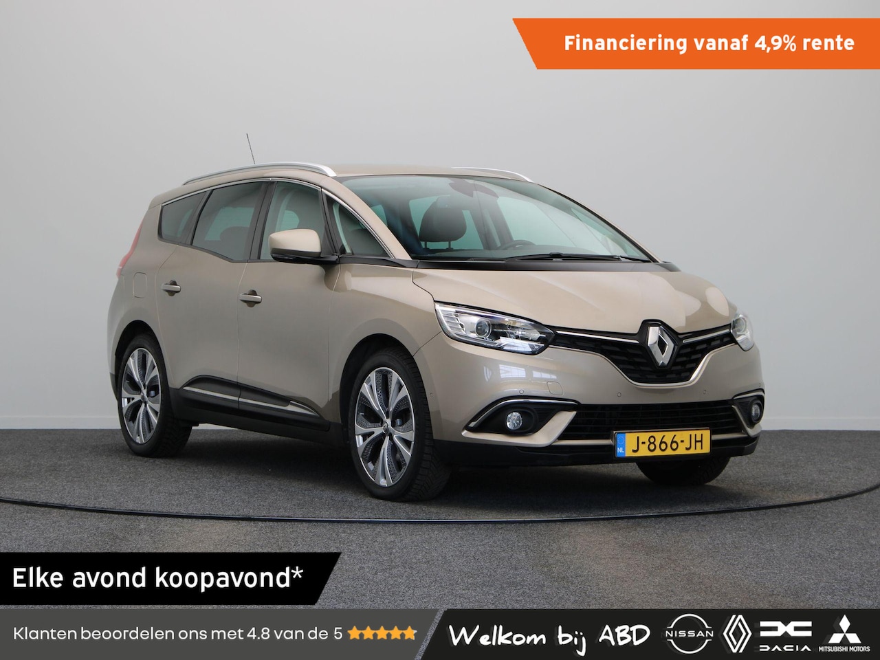 Renault Grand Scénic - 1.3 TCe 140pk Intens 5p | 1800kg geremd | Parkeersensoren voor/achter | Adaptieve cruise c - AutoWereld.nl