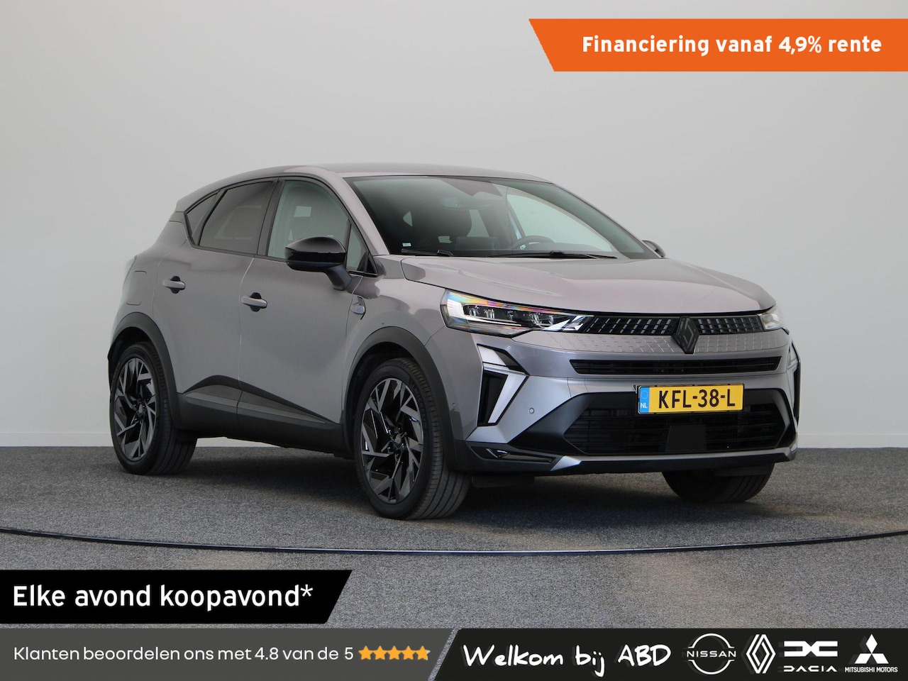 Renault Captur - 1.6 E-Tech full hybrid 145 E-Tech Esprit Alpine | Stuurverwarming | Adaptive Cruise | Digi - AutoWereld.nl