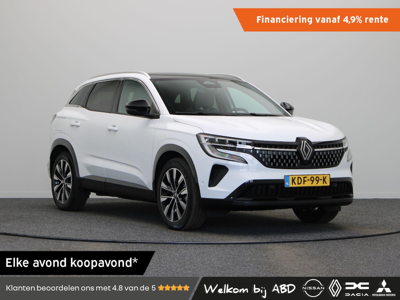 Renault Austral - Mild hybrid 160pk X-Tronic techno | 1800kg Geremd | Panoramisch dak | Elek. bedienbare sto - AutoWereld.nl