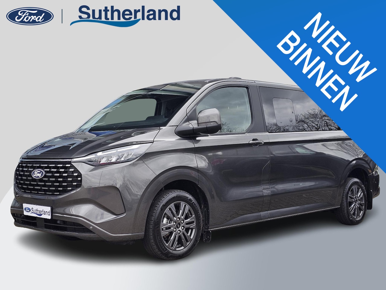 Ford Transit Custom Tourneo - 340 2.5 PHEV L2H1 Titanium 233pk | 9pers | Vol Leder | Wegklapbare Trekhaak | Stuurverwarm - AutoWereld.nl
